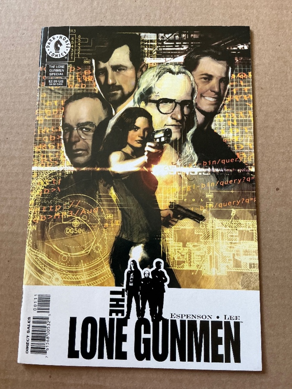 The Lone Gunmen #1 X-Files Spinoff One-Shot 2001